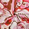 Pink-White-Multi Poly Floral Print Liverpool Double Knit Fabric By the Yard
